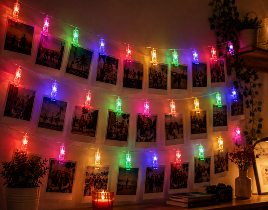 Memory Glow LED Photo Clips