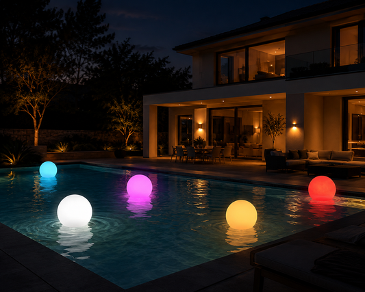 Colorful LED Garden Glowing Ball Lights for Outdoors