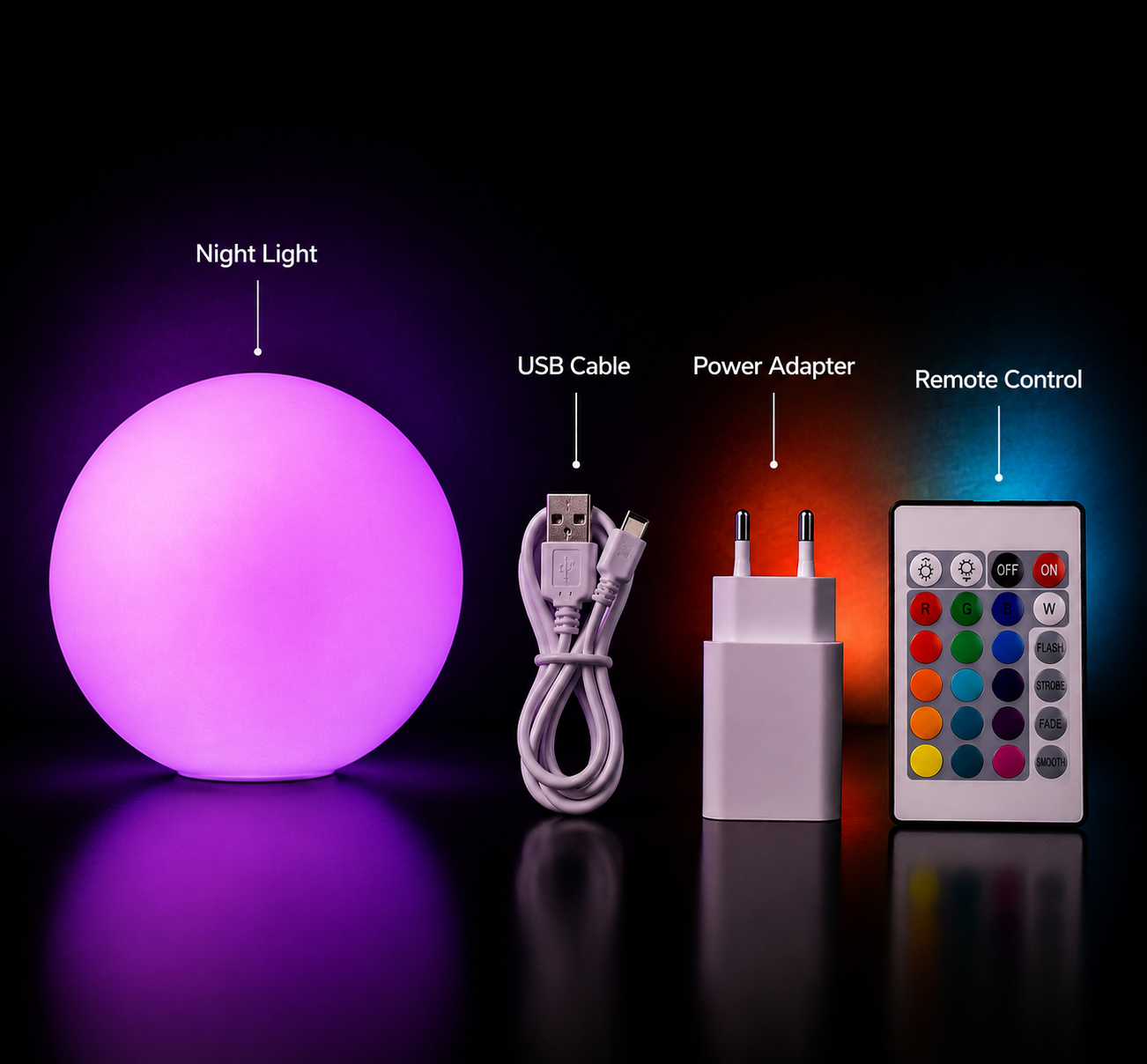 Colorful LED Garden Glowing Ball Lights for Outdoors